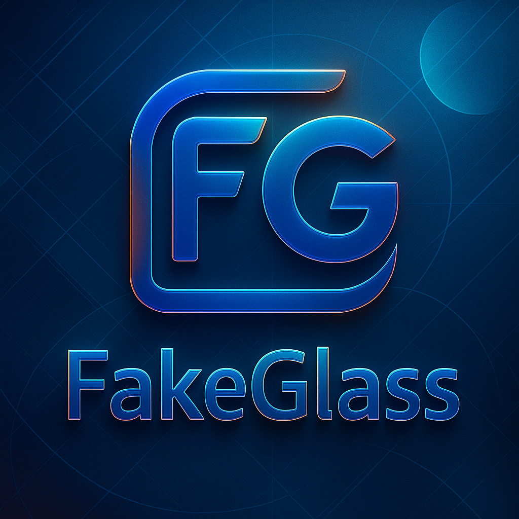 FakeGlass logo